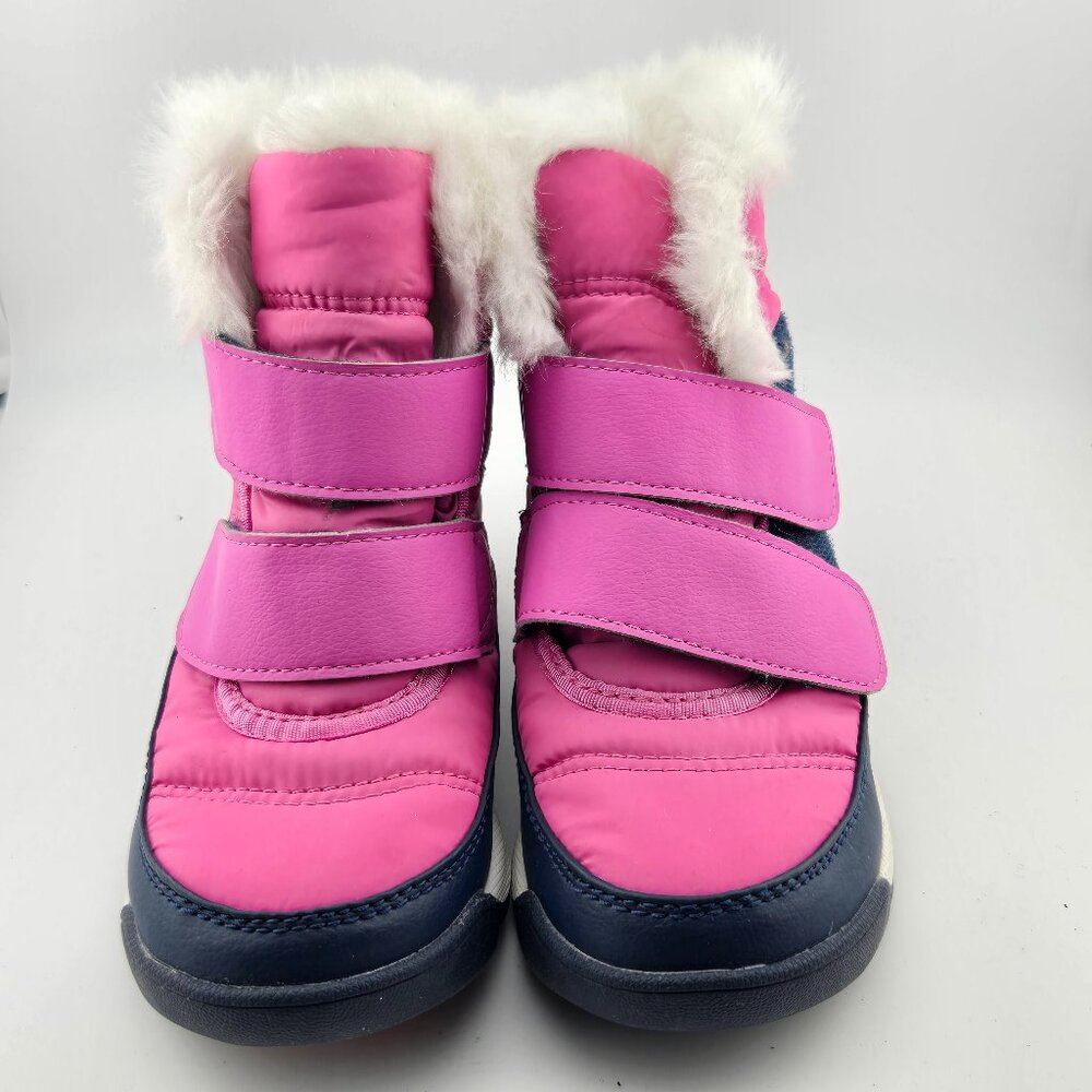 Sorel Whitney II Strap WP Pink Snow Boots Toddler Girls Size 11
